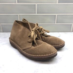Crewcuts Boys Suede Lace Up Boots Size 1